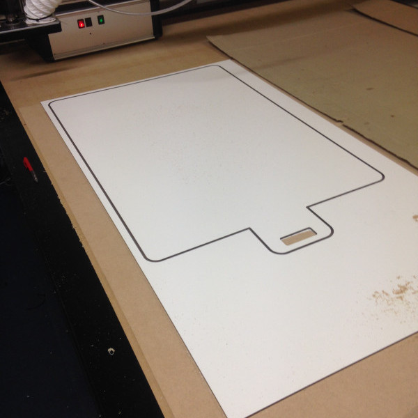 plastic design cnc gefreesde trespa schuif