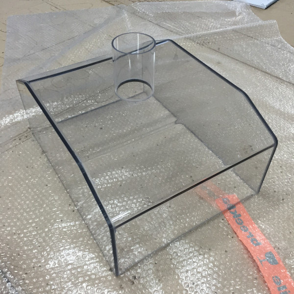 plastic design laboratorium PC afzuigkappen